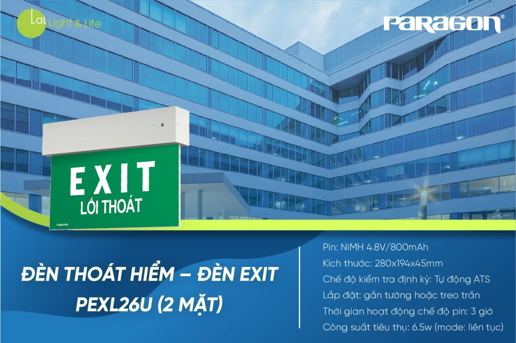 Đèn Exit PEXL26U
